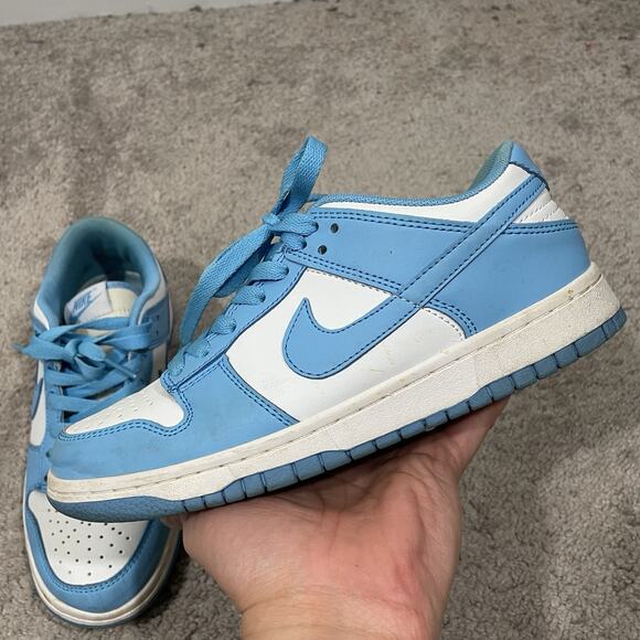 Nike Dunk Low University Blue Womens Size 6.5 DD1391-102 Sneakers - Picture 4 of 9